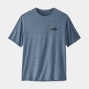 Capilene Cool Daily Graphic Shirt '73 Skyline: Utility Blue X-Dye