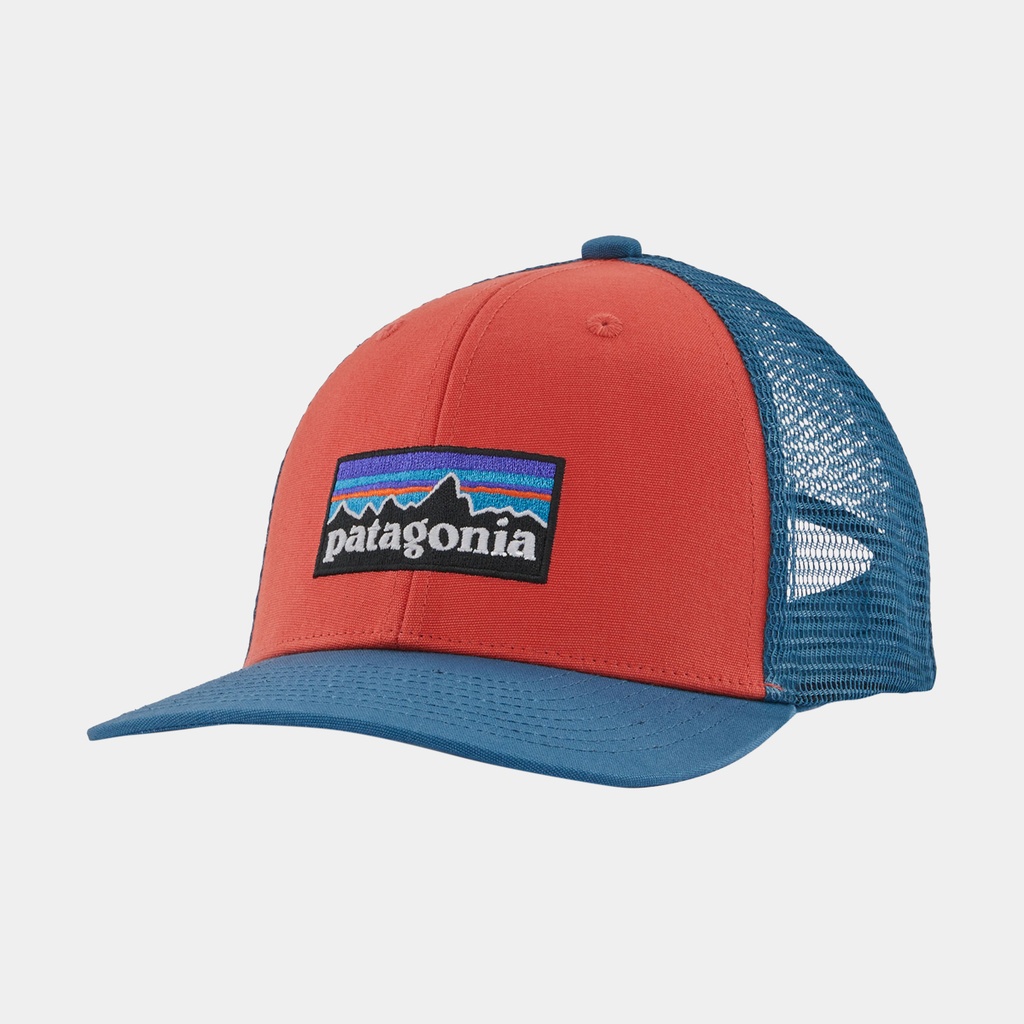 Trucker Hat Kids Ridge Rise Stripe: Sumac Red