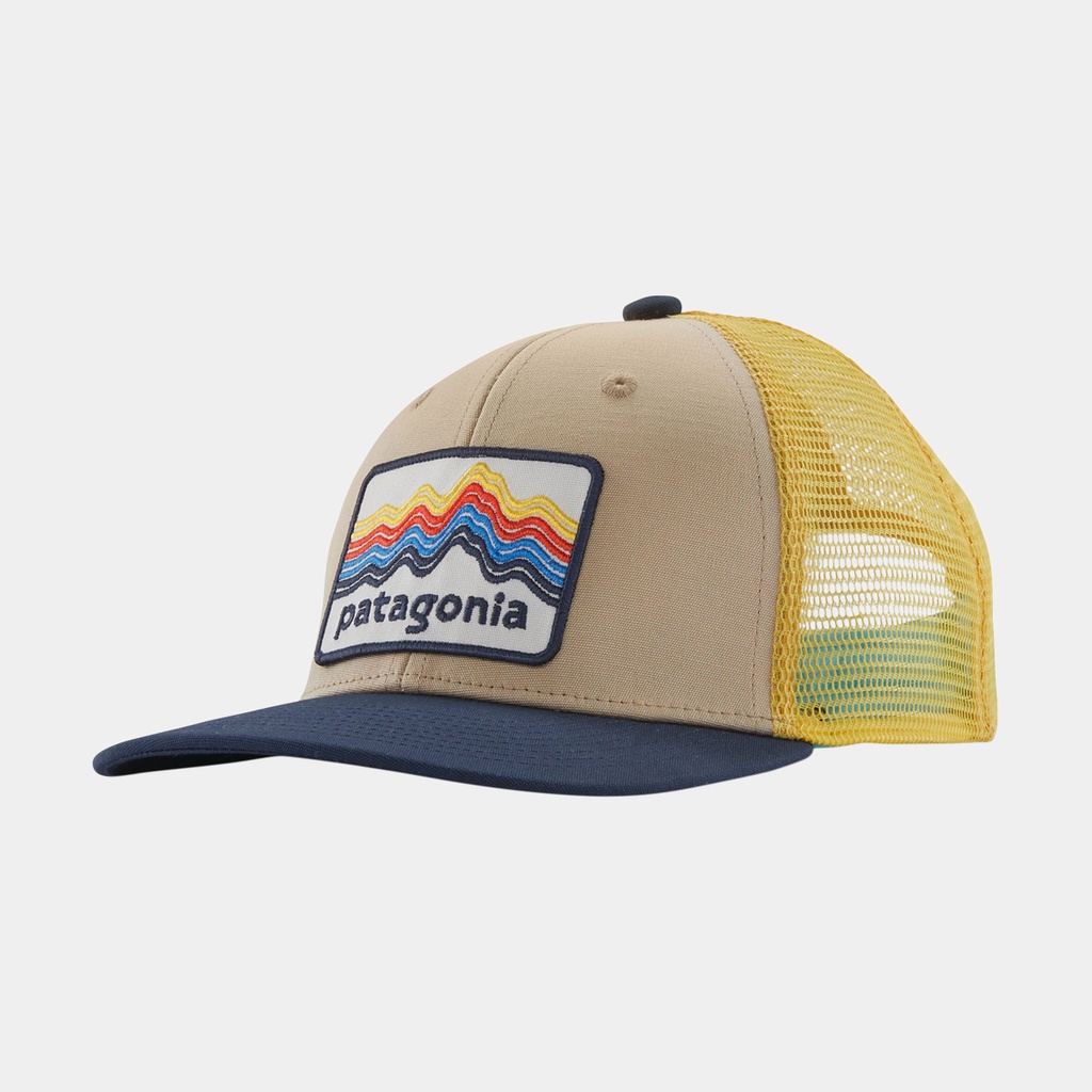 Trucker Hat Kids Ridge Rise Stripe: Oar Tan