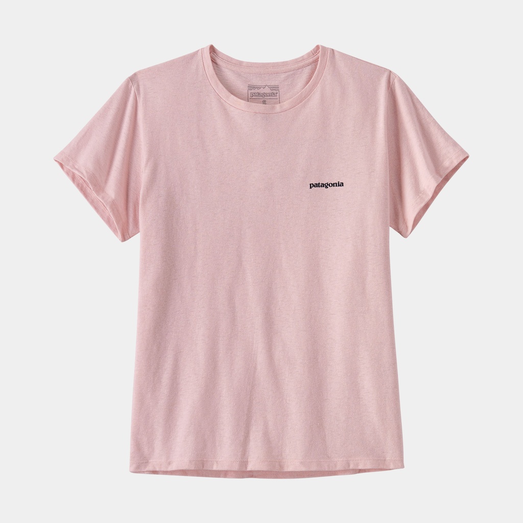 P-6 Logo Responsibili-Tee Women P-6 Outline Whisker Pink