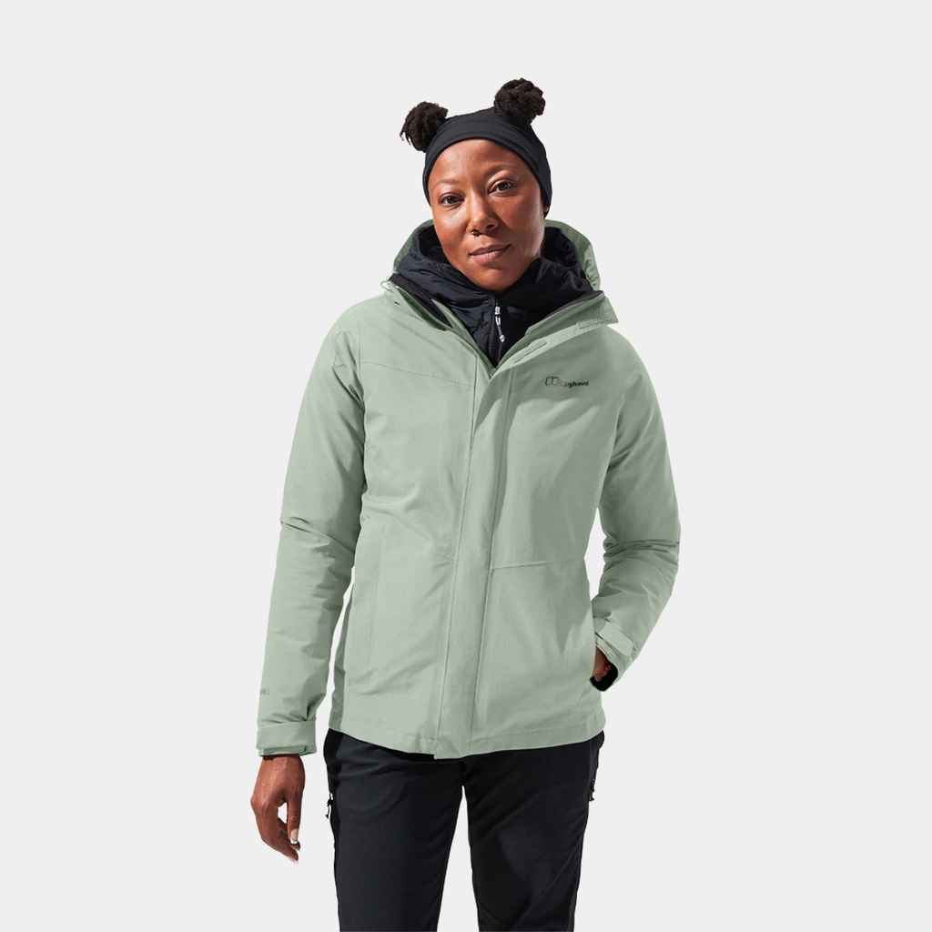 Hillwalker Interactive Shell Jacket Women Green Salt