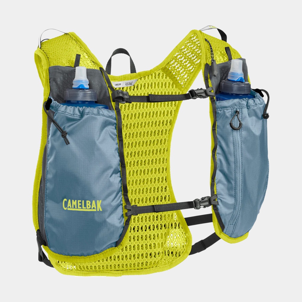 Trail Run Vest Women Smoke Blue / Limeade