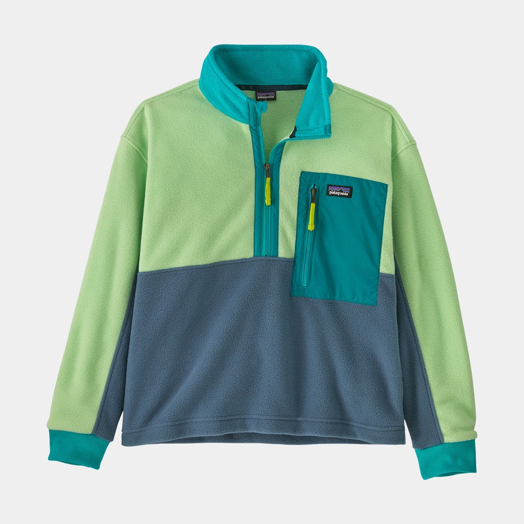 Microdini 1/2 Zip Pullover Kids Utility Blue