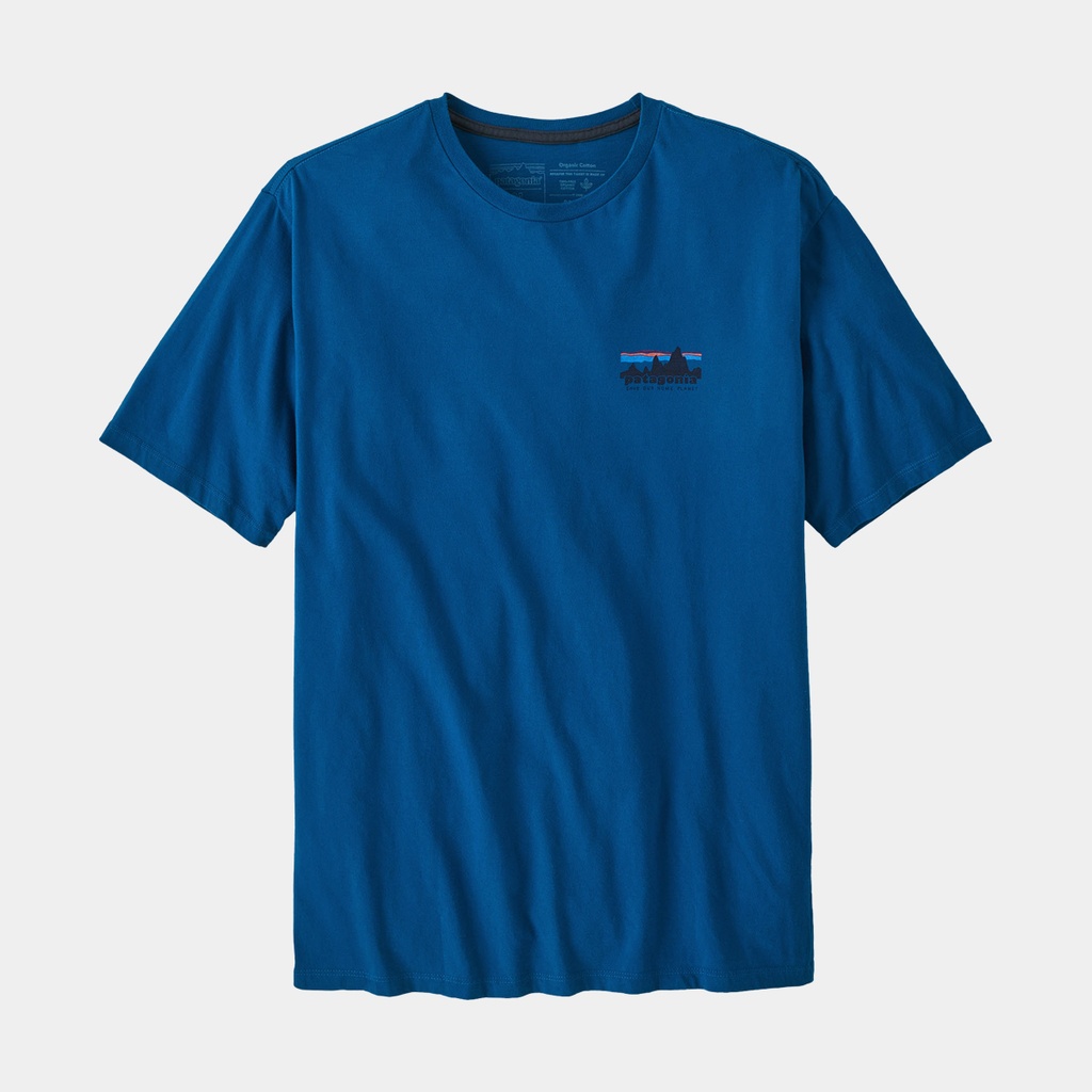 73 Skyline Organic T-Shirt Endless Blue