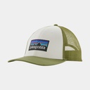 P-6 Logo LoPro Trucker Hat White w/Buckhorn Green