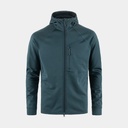 Abisko Grid Fleece Hoodie Mountain Blue