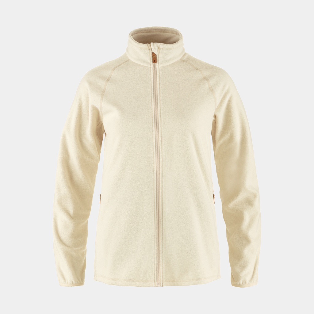 Övik Lite Fleece Jacket Women Chalk White