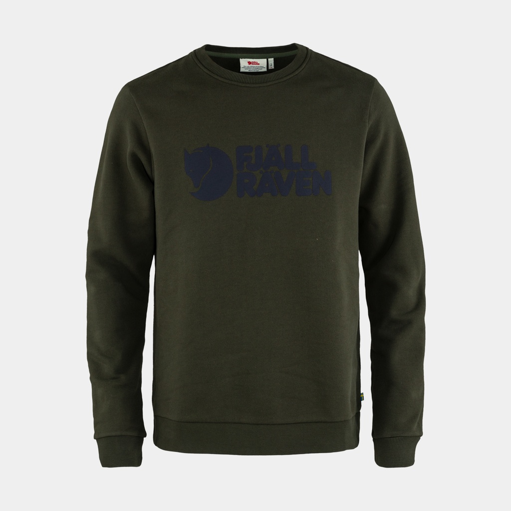 Fjällräven Logo Sweater Deep Forest