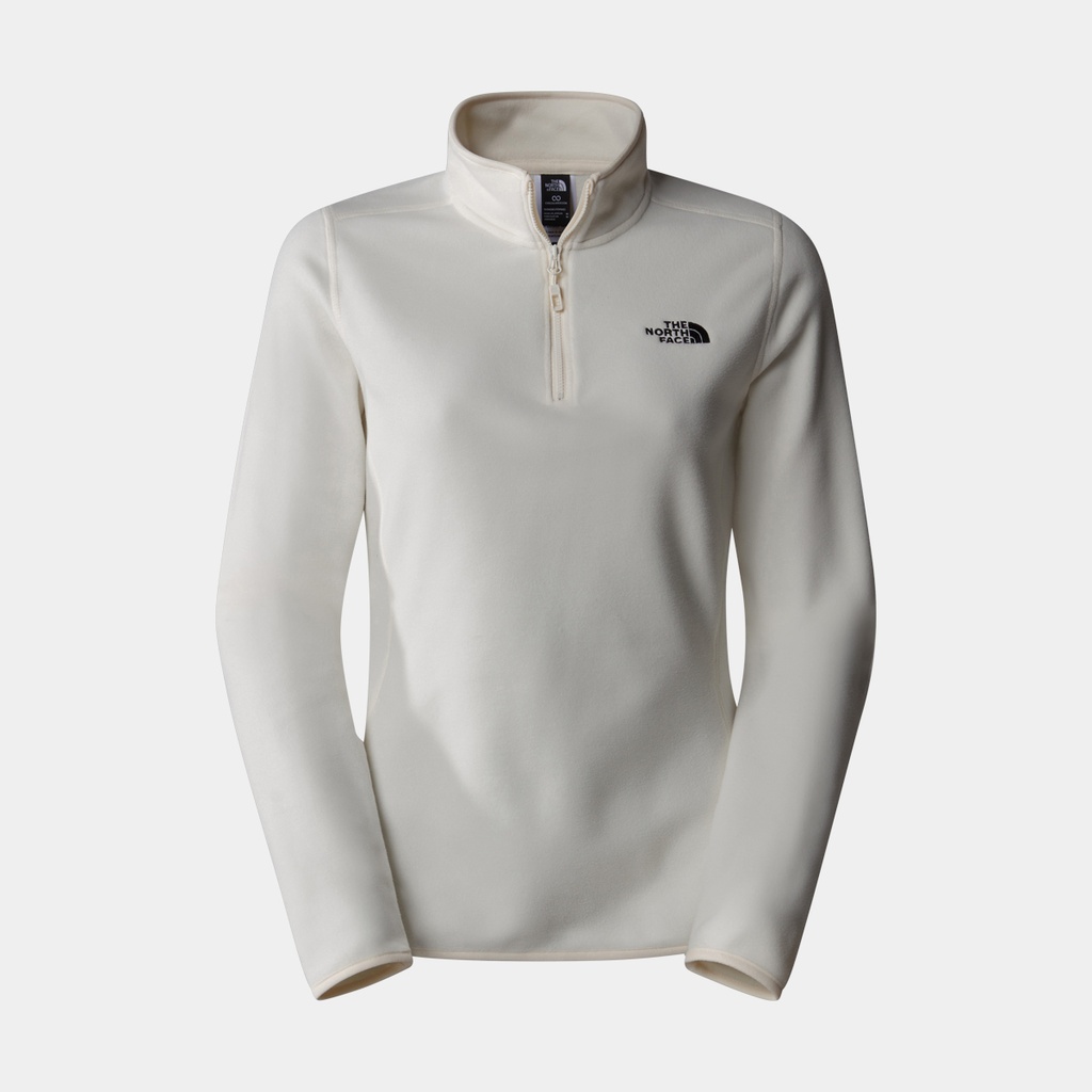 100 Glacier 1/4 Zip Women White Dune (NPF)