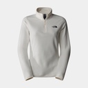 100 Glacier 1/4 Zip Women White Dune (NPF)