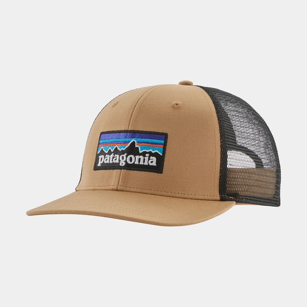 P-6 Logo Trucker Hat Grayling Brown