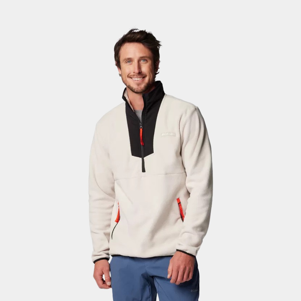 Sequoia Grove™ Half Zip Fleece Dark Stone / Black