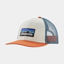 P-6 Logo LoPro Trucker Hat White w/Redtail Rust
