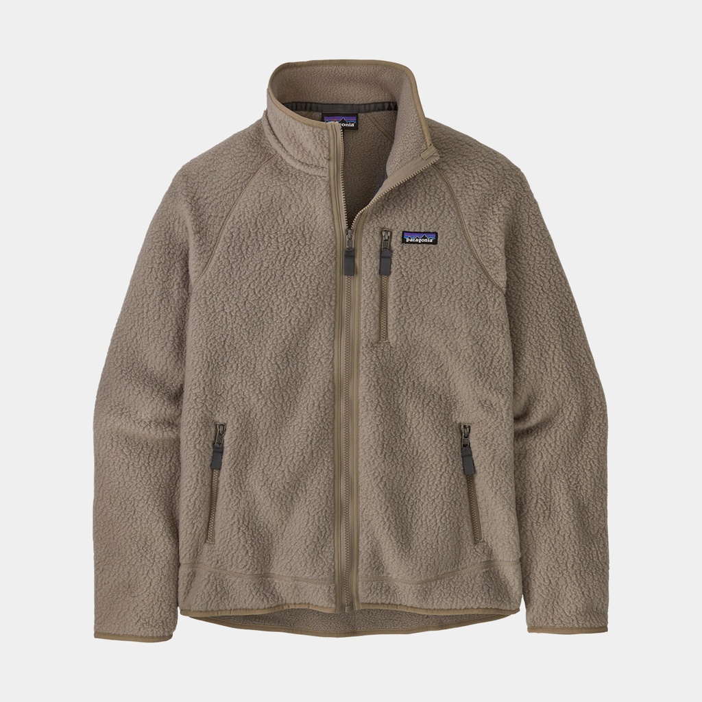 Retro Pile Jacket Seabird Grey