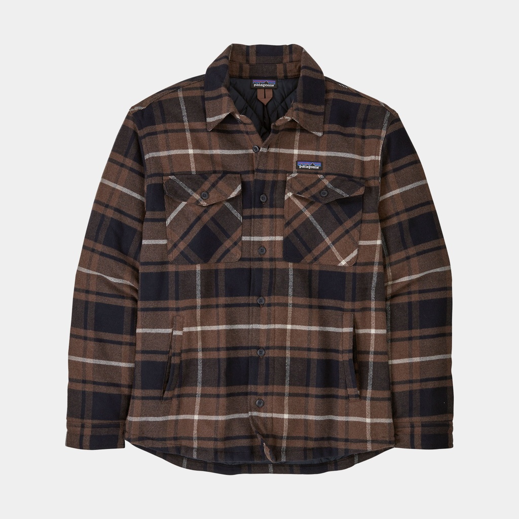 Lightweight Insulated Fjord Flannel Shirt Outdoor: Molasses Brown