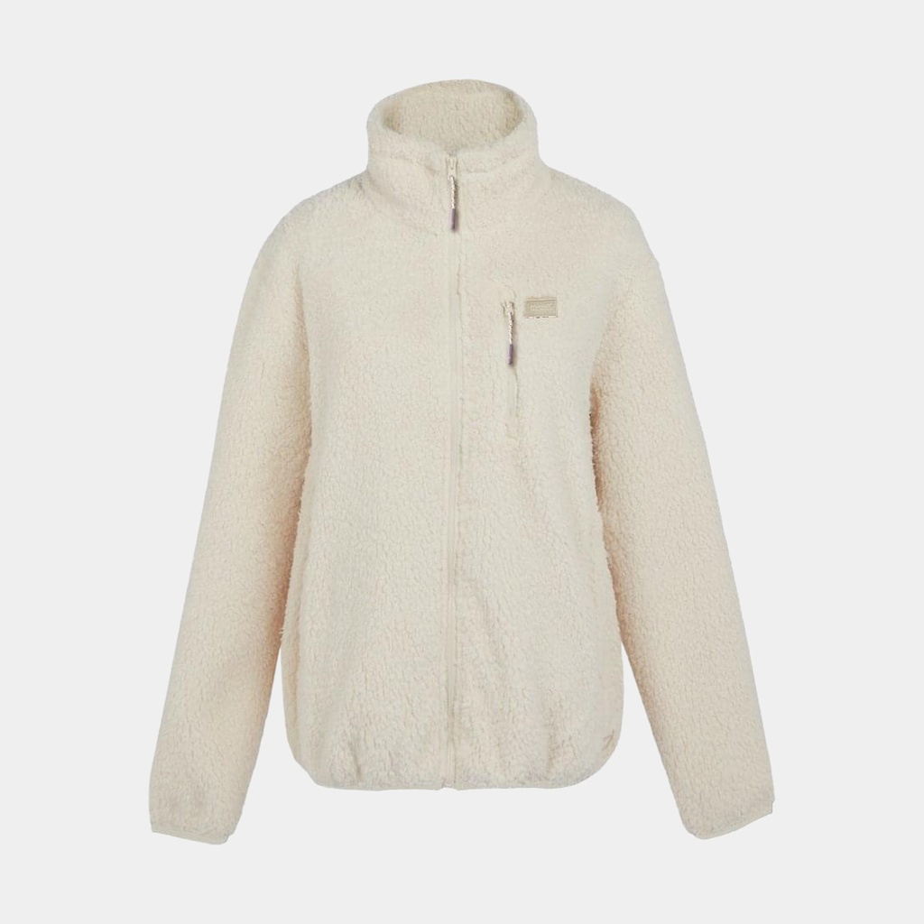 Ria Zip Trough Women Light Vanilla