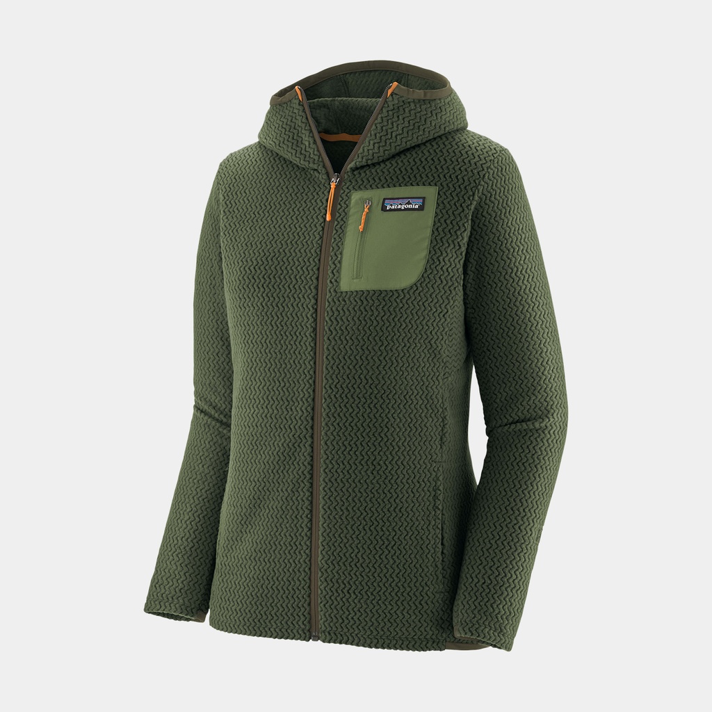 R1 Air Full-Zip Hoody Women Torrey Pine Green