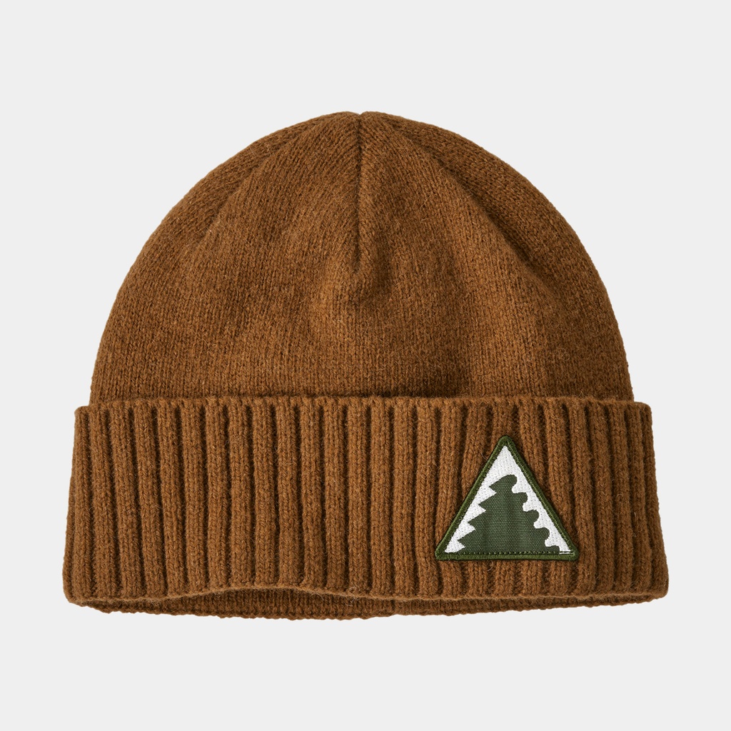 Brodeo Beanie Dawn Tracks Patch: Shelter Brown