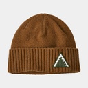 Brodeo Beanie Dawn Tracks Patch: Shelter Brown