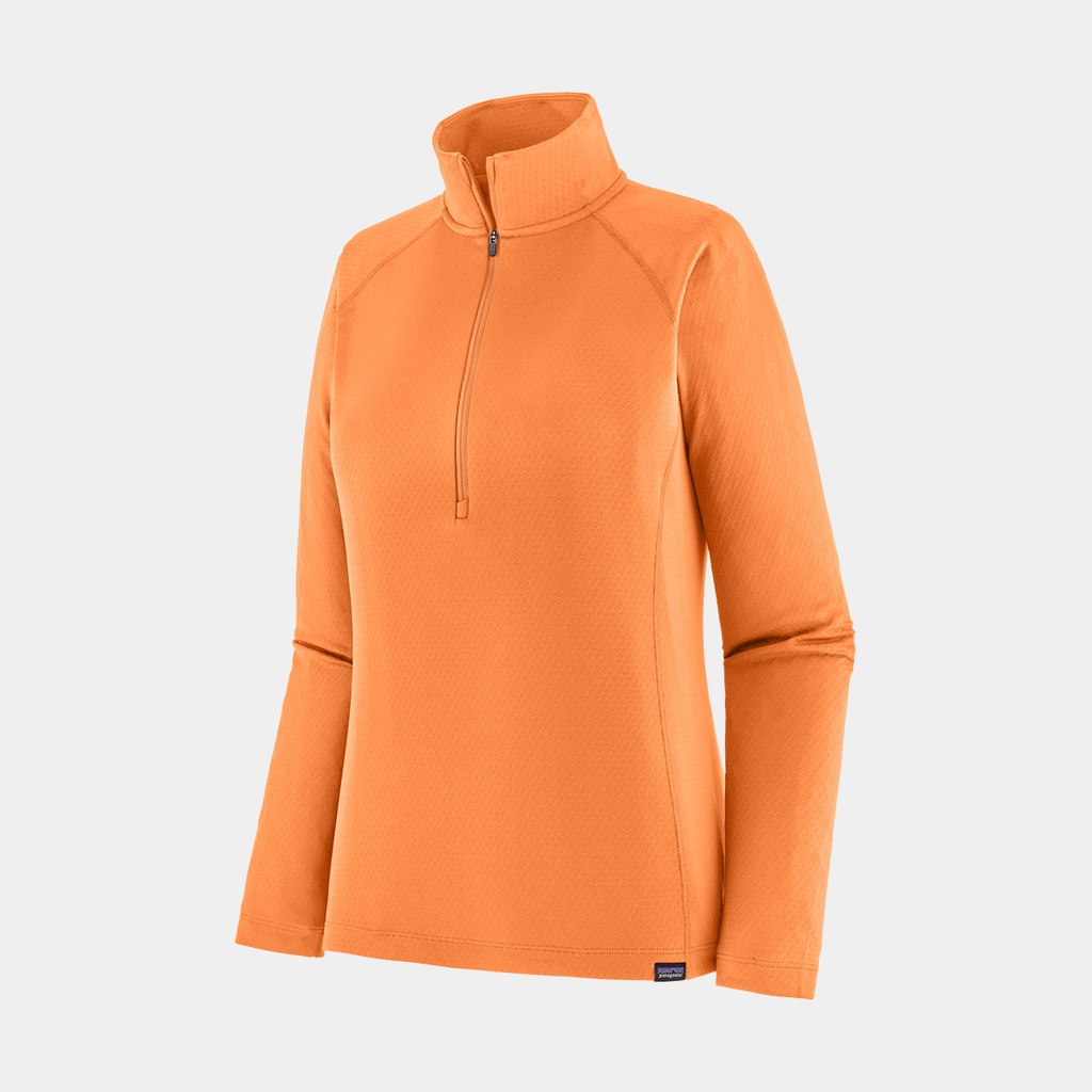 Capilene Midweight Zip Neck Women Vivid Apricot