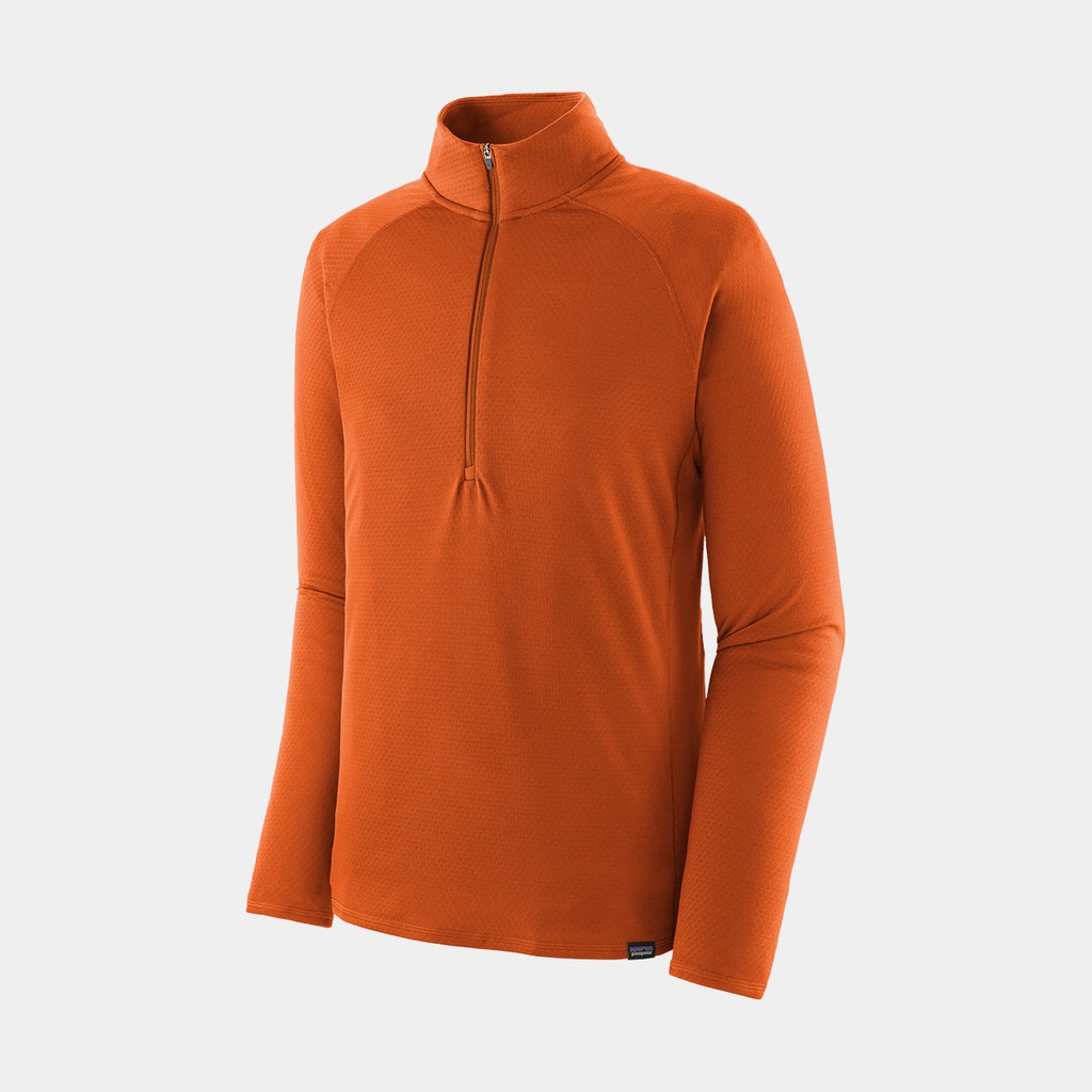 Capilene Midweight Zip Neck Redtail Rust