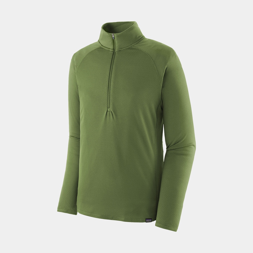 Capilene Midweight Zip Neck Terrain Green