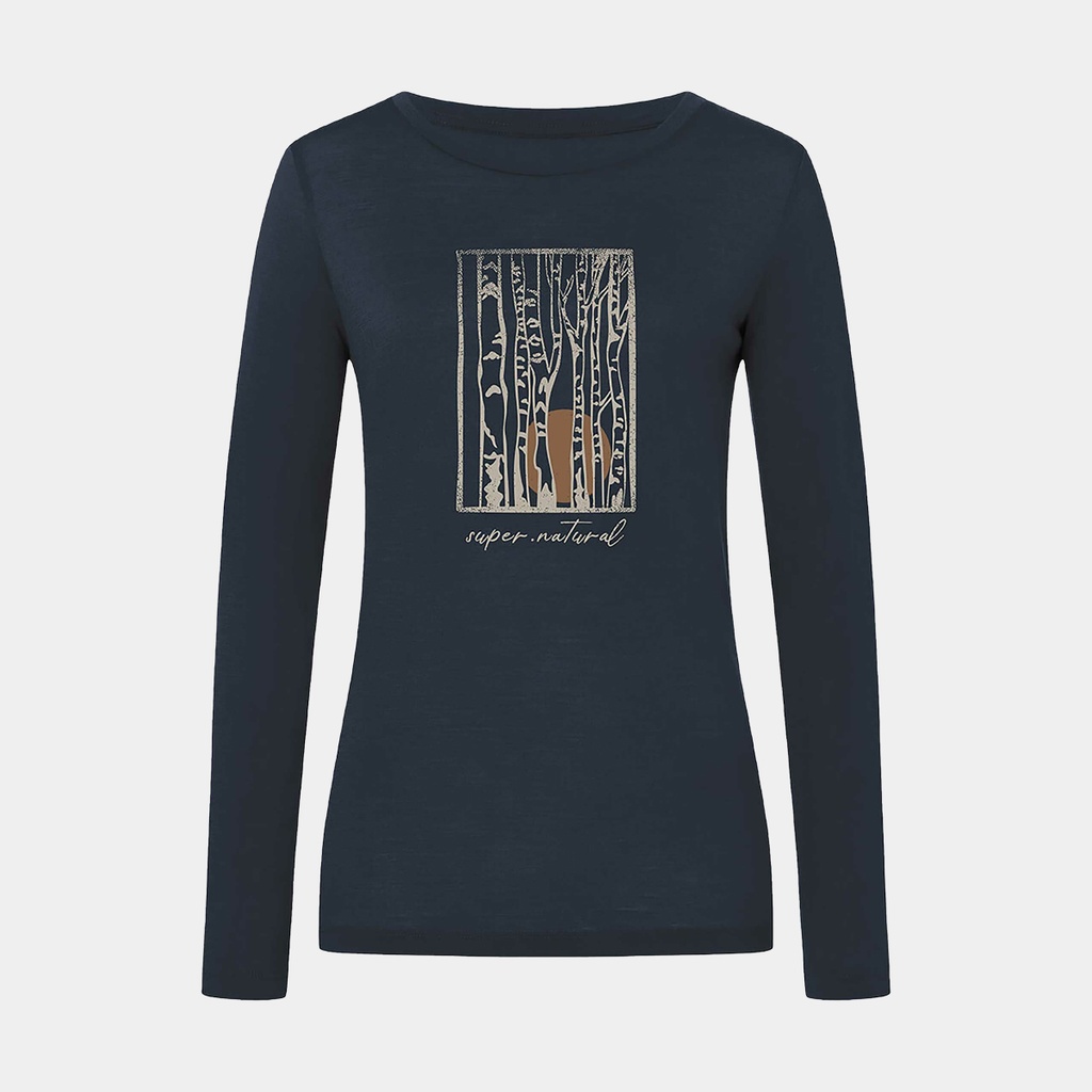 Sunbirch LS Women Blueberry / Feather Grey / Copper