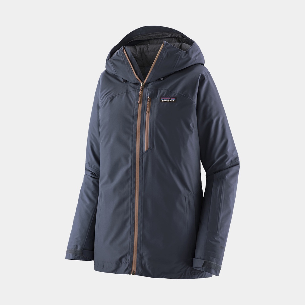 Insulated Powder Town Jacket Women Smolder Blue w/Dulse Mauve