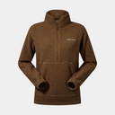 Hawksker Fleece Half Zip Women Bark