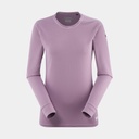 Skim Tee Long Sleeves Women Mauve