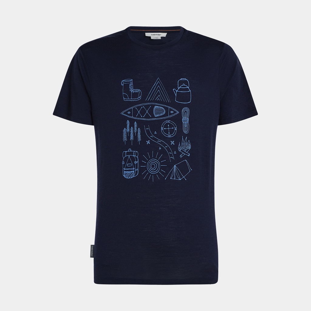 Tech lite Short Sleeves 150 Tee Camp Essential Midnight Navy