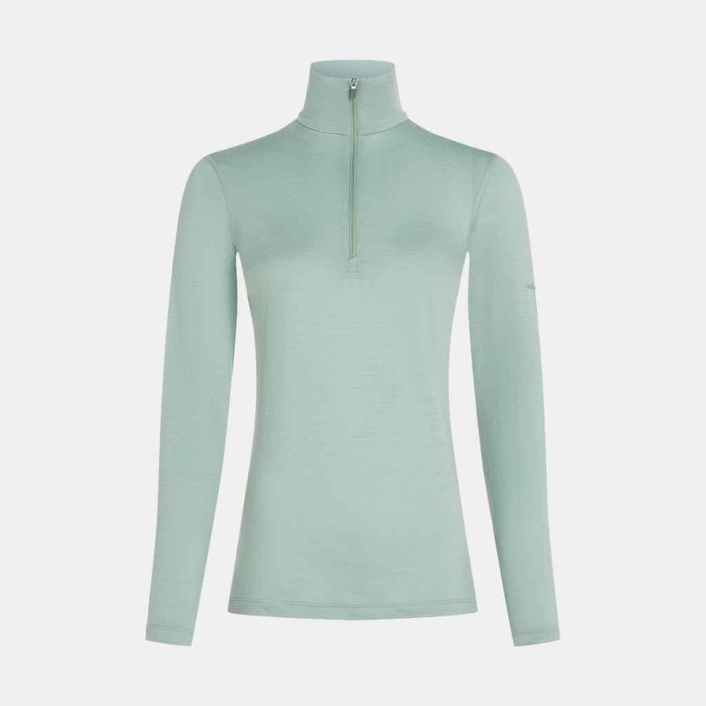 Oasis Long Sleeves Half Zip 200 Women Moss