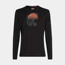 Oasis Long Sleeves Crewe 200 Ruapehu Round Black