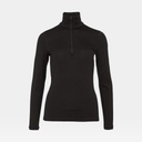 Tech Long Sleeves Half Zip 260 Women Black