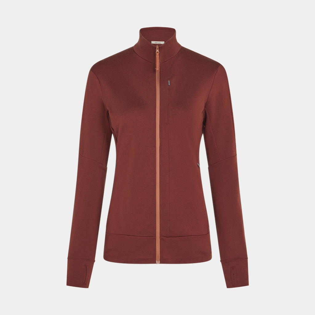 Quantum IV Long Sleeves Zip 260 Women Port / Cedar Wood