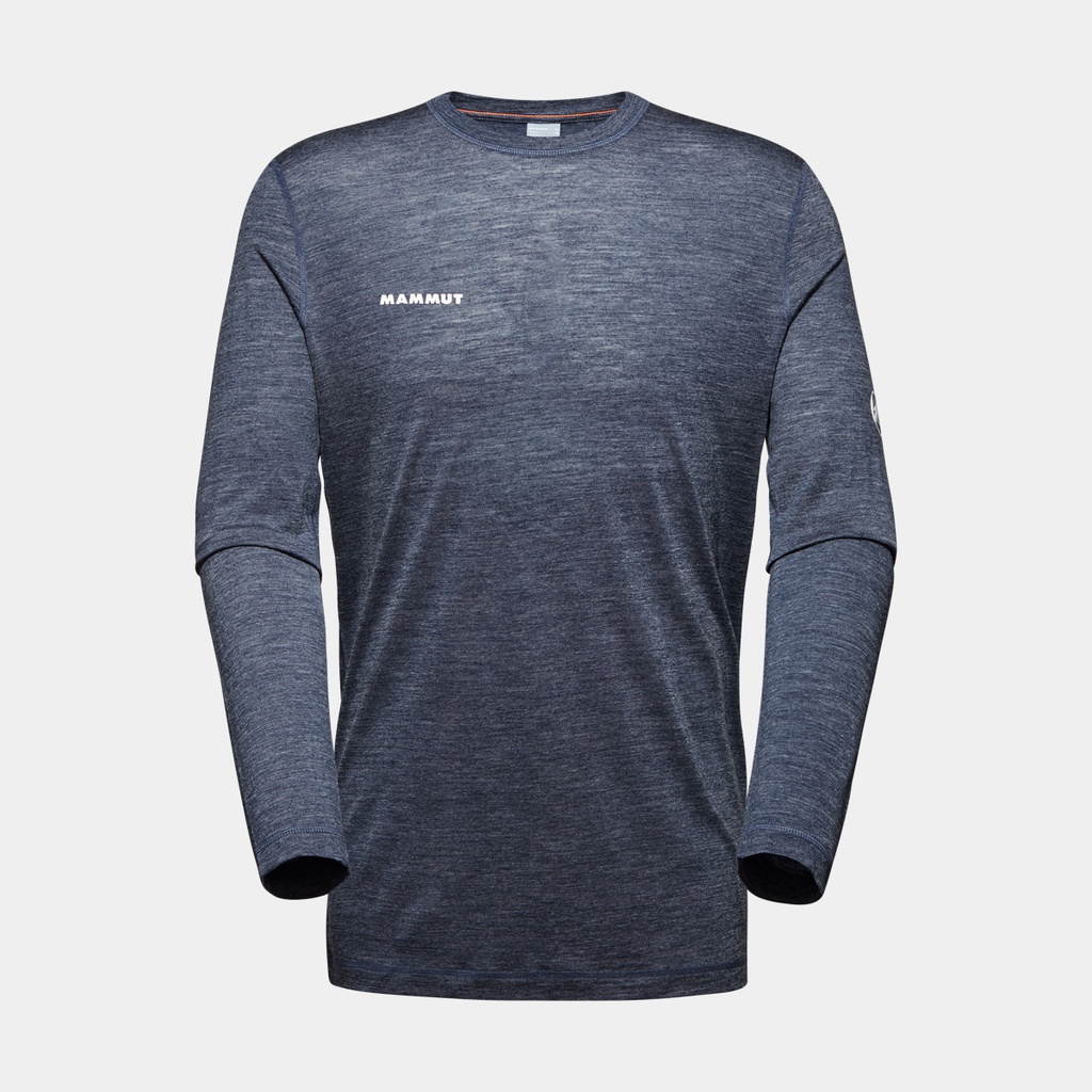 Tree Wool FL Longsleeve Marine Melange