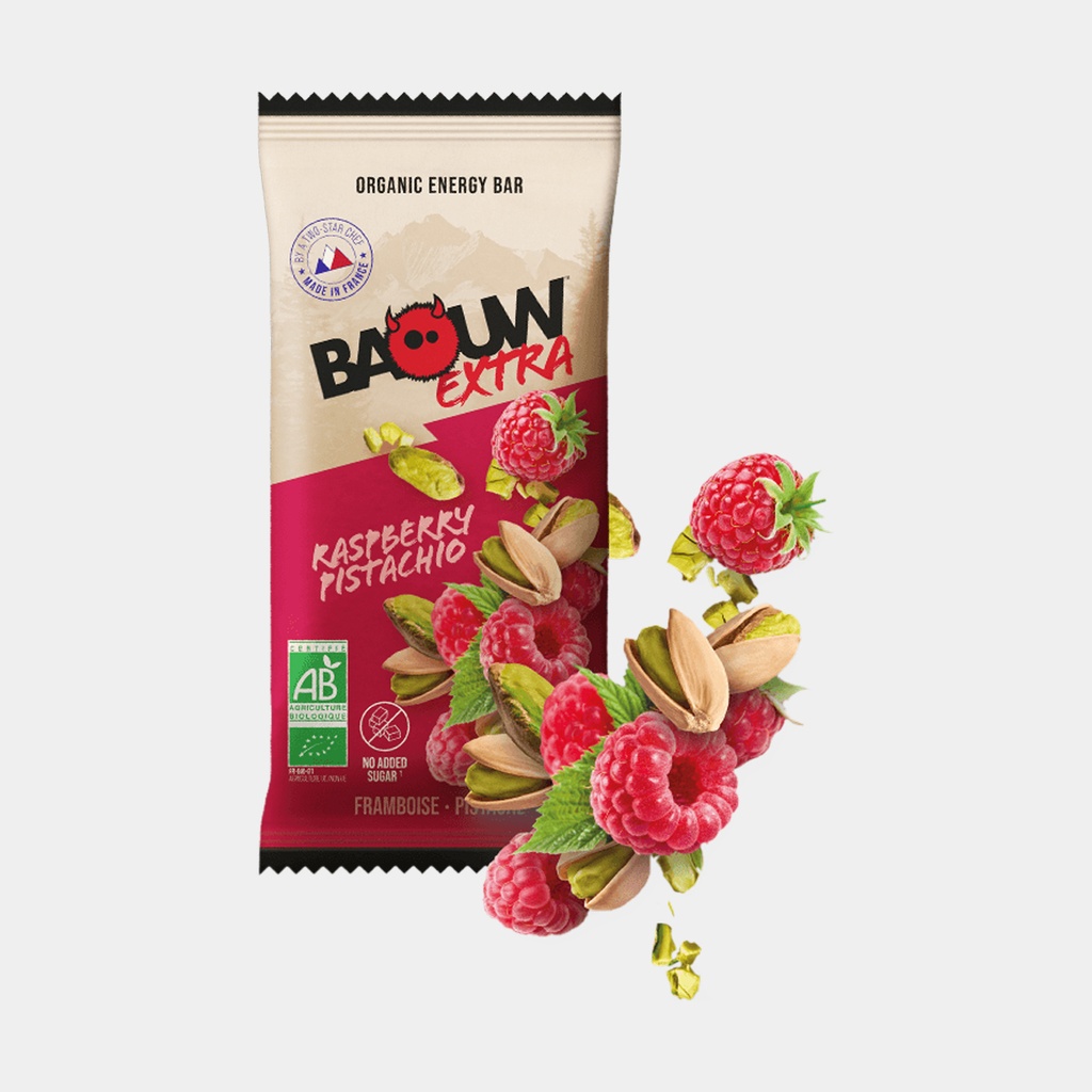 Barre Extra Bio 50g Framboise / Pistache