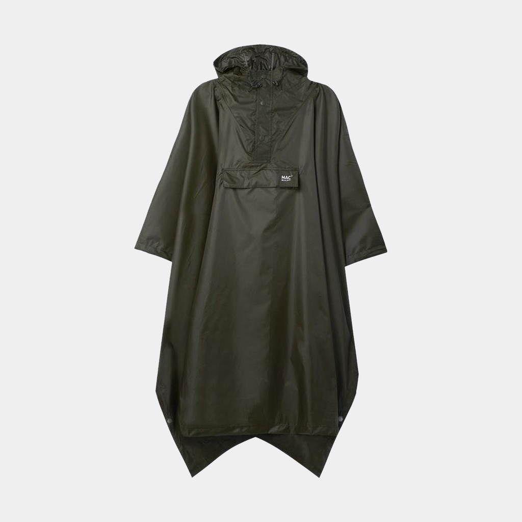 Mac in a Sac Poncho Khaki / Green