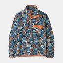 Lightweight Synchilla Snap-T Fleece Pullover Swallowtail Geo: Still Blue
