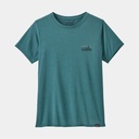Cap Cool Daily Graphic Shirt Women '73 Skyline: Wetland Blue X-Dye