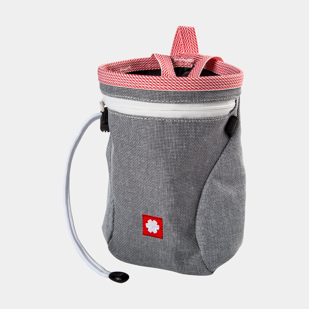 Dusty Eco + Belt Chalk Bag Grey / Red