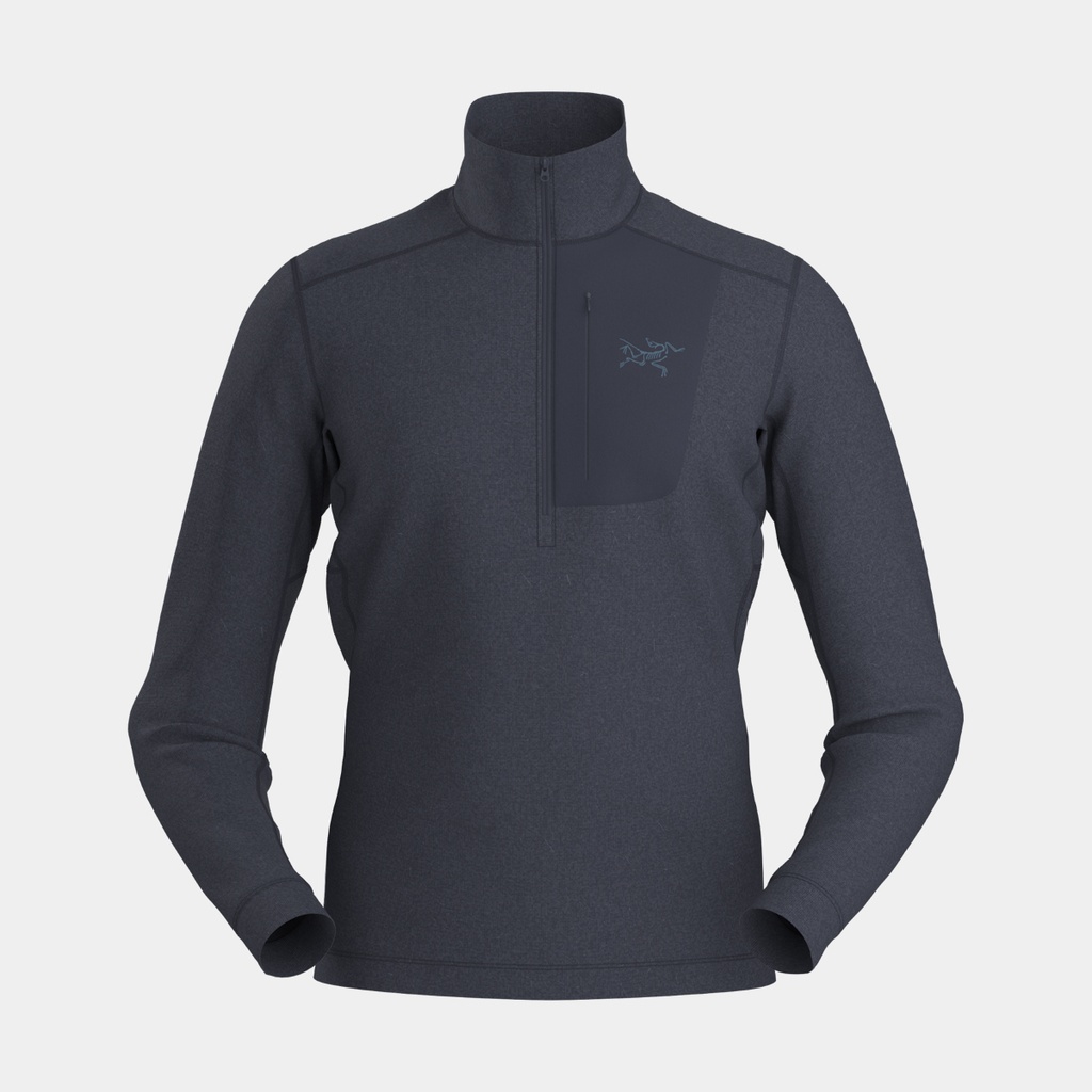 Rho LT Zip Neck Black Sapphire