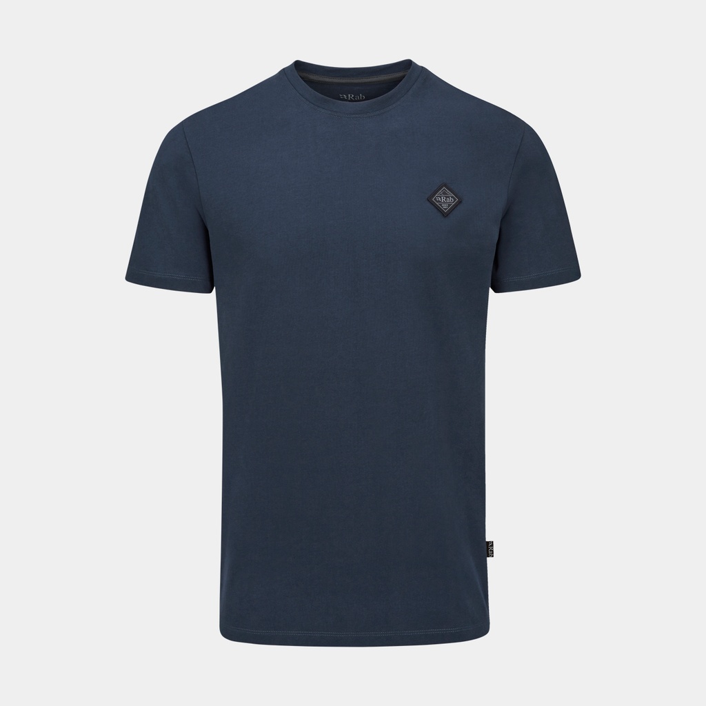 Basecamp Logo Badge Tee Tempest Blue