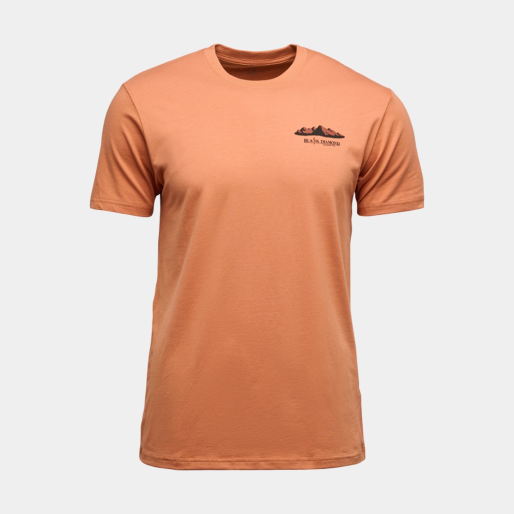 Mountainscape Short Sleeves Tee Moab Brown