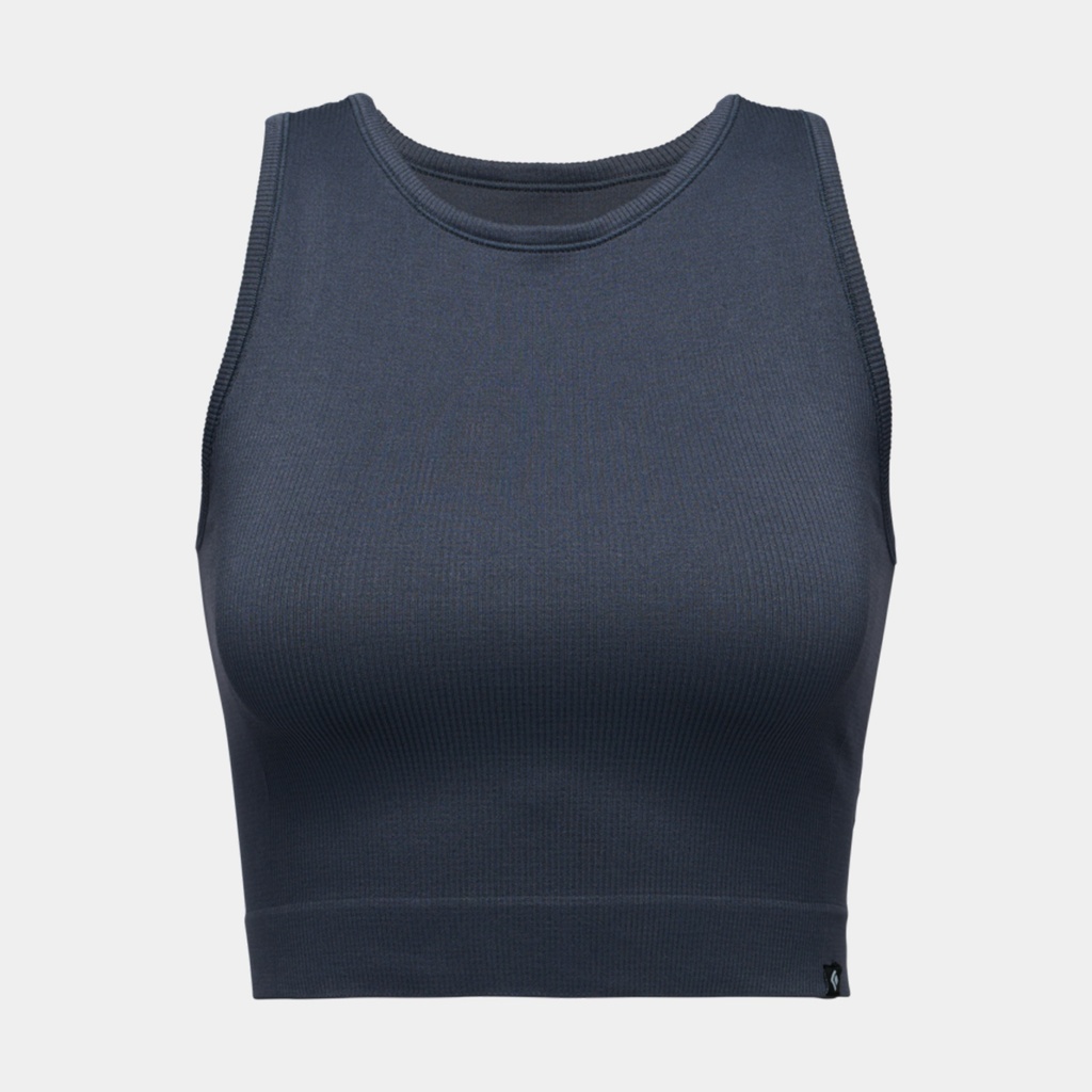 Seamless Tank Women Charcoal