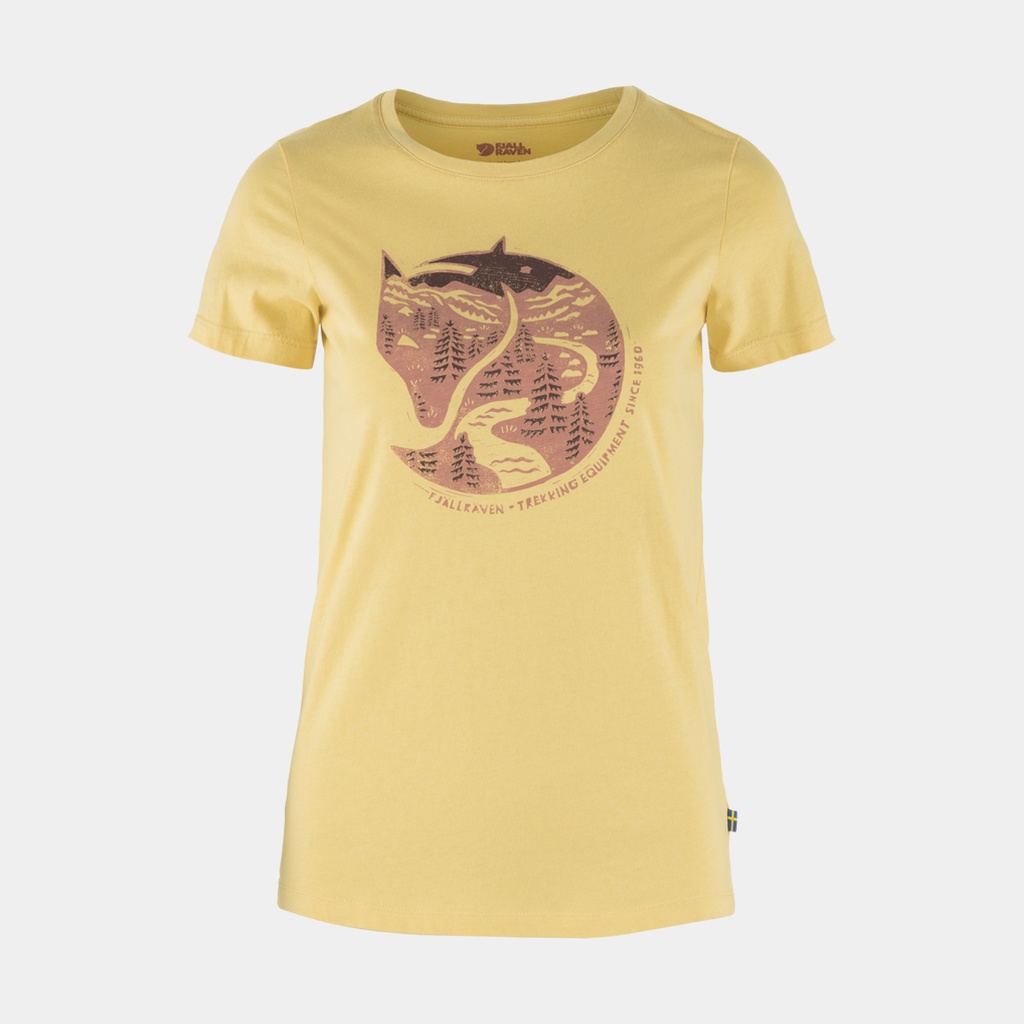 Arctic Fox T-shirt Women Mais Yellow