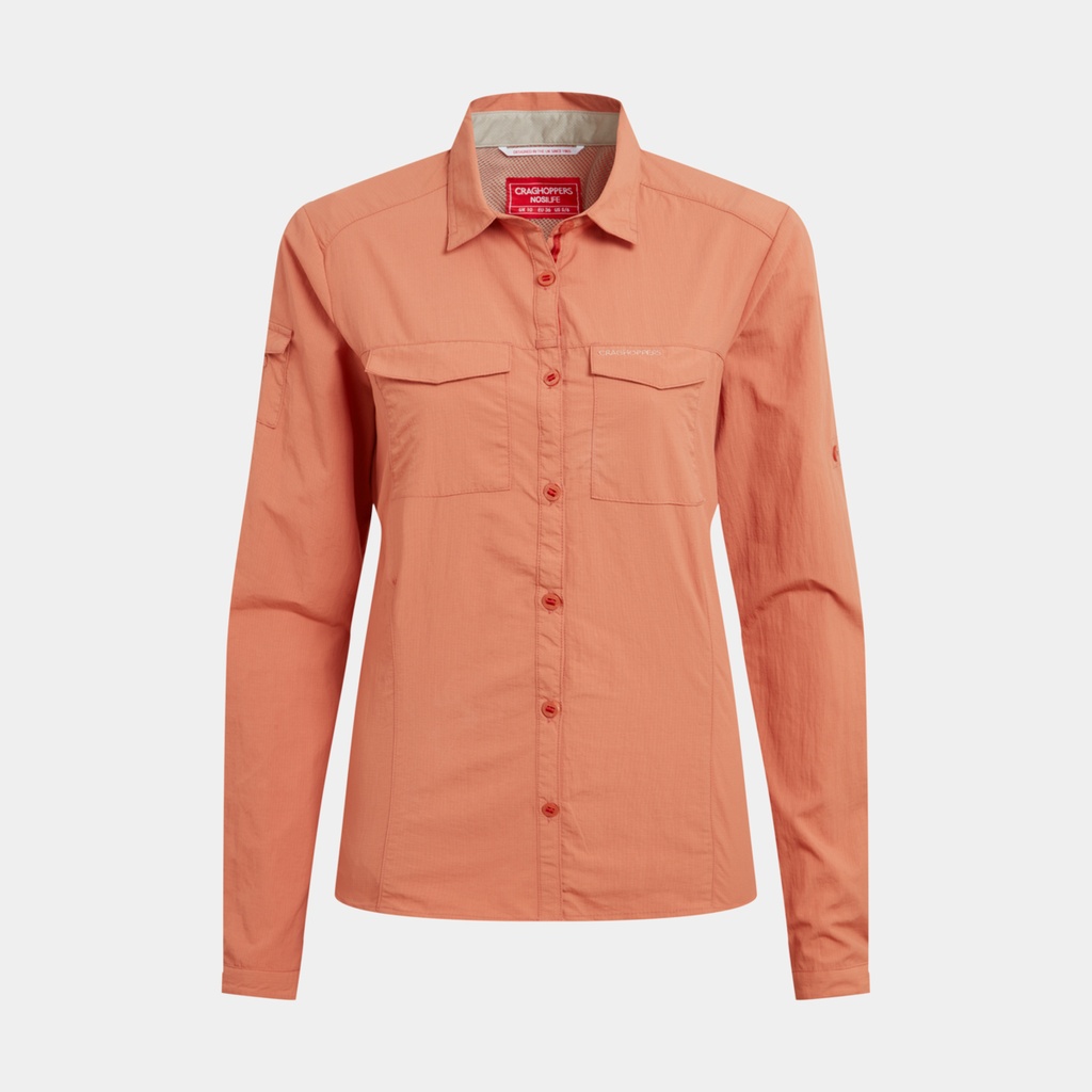 NosiLife Adventure III Long Sleeve Shirt Women Red Sandstone