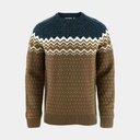 Övik Knit Sweater Dark Oak / Navy