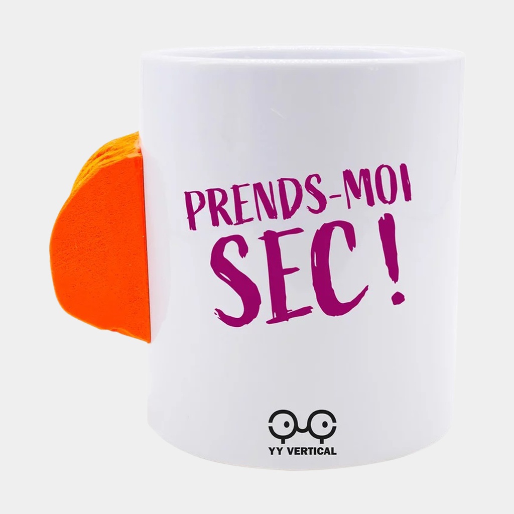 Climbing Mug Orange "Prends Moi Sec !"