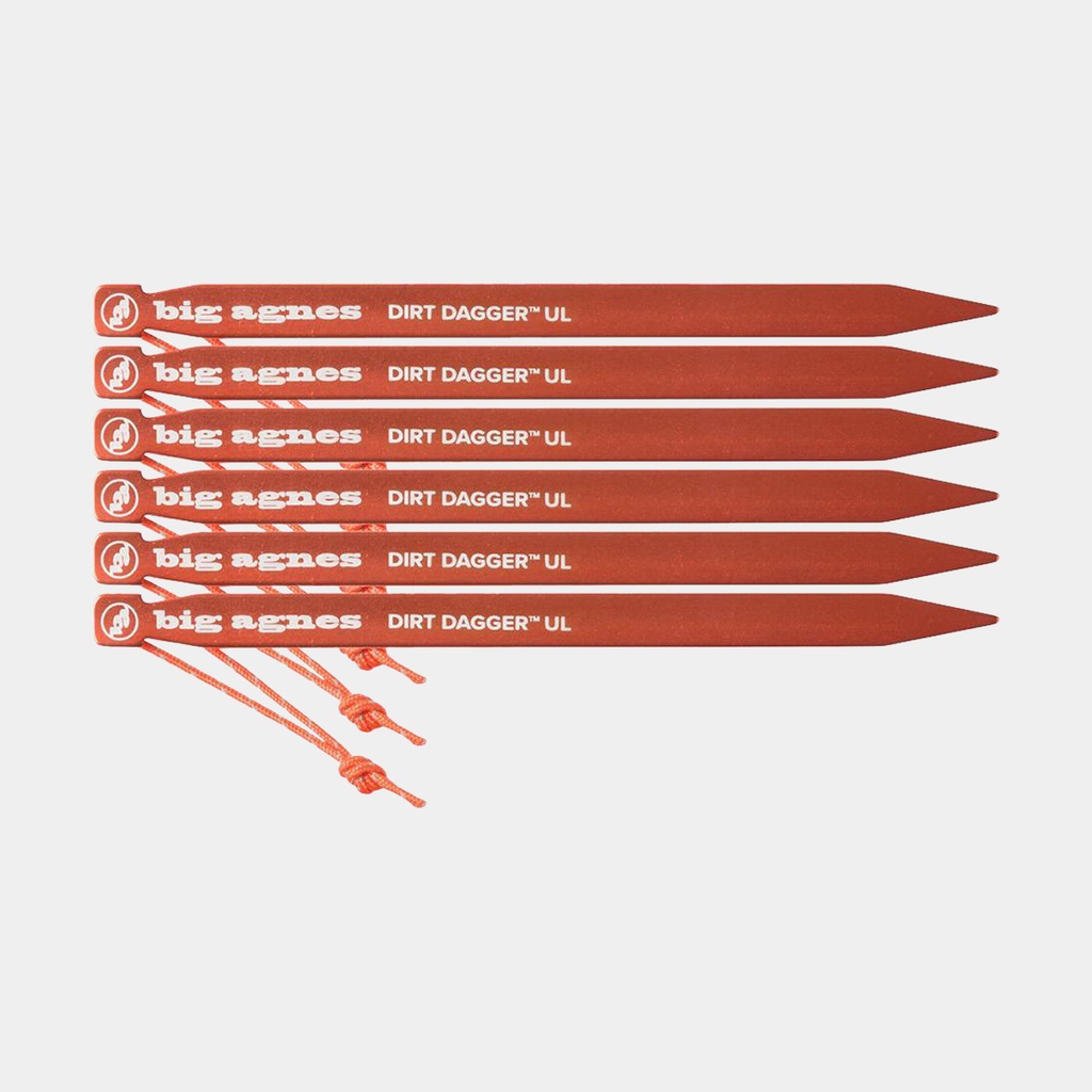 Dirt Dagger 6” Tent Stakes (6pcs)